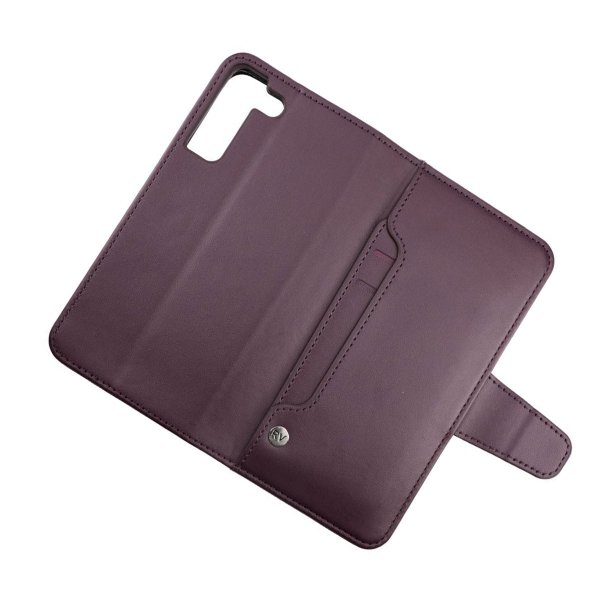 Rvelon Samsung Galaxy S22 Plus Fodral Utfällbart Kortfack Lila