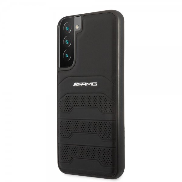 AMG Samsung Galaxy S22 Plus Skal Debossed Lines Svart