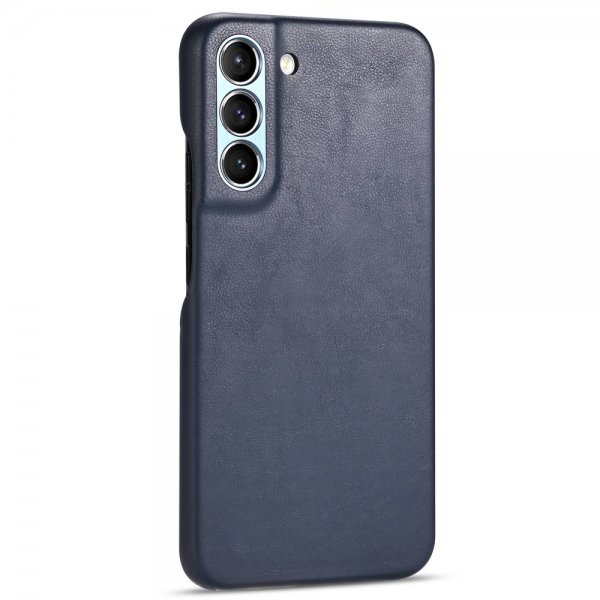 Samsung Galaxy S22 Plus Skal Lädertextur Blå