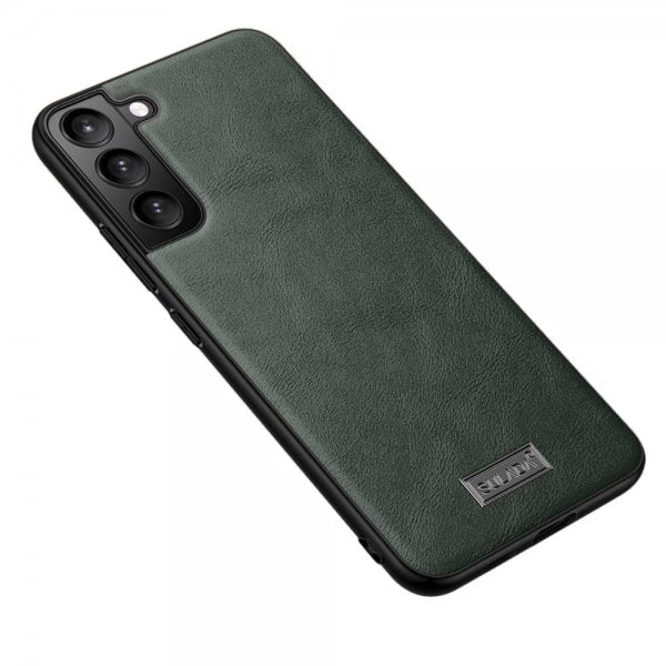 Sulada Samsung Galaxy S22 Plus Skal Lädertextur Grön
