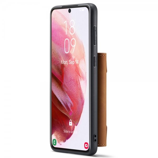 Dg.Ming Samsung Galaxy S22 Plus Skal M2 Series Löstagbar Korthållare Brun