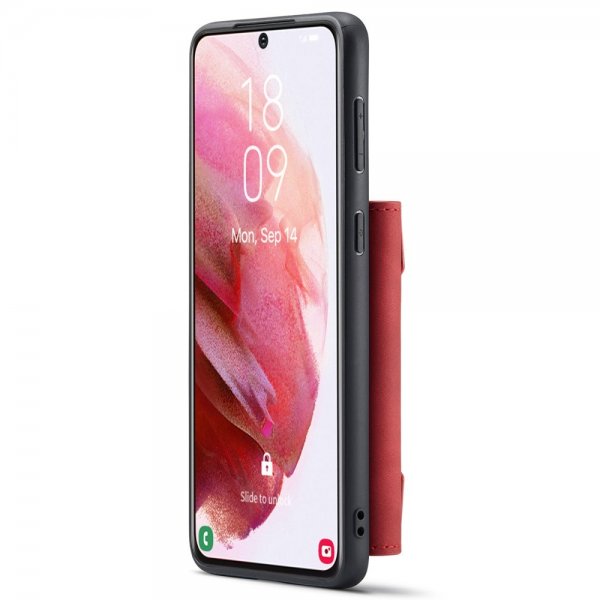 Dg.Ming Samsung Galaxy S22 Plus Skal M2 Series Löstagbar Korthållare Röd