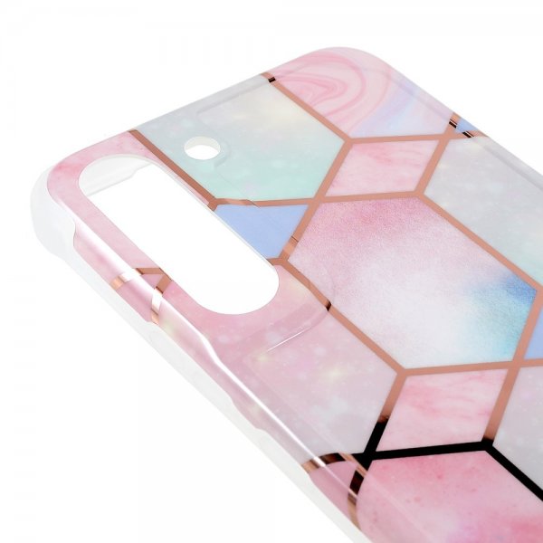 Samsung Galaxy S22 Plus Skal Marmor Rosa