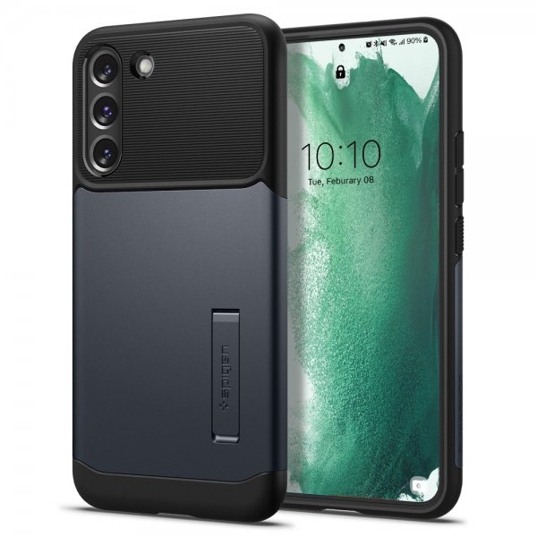 Spigen Samsung Galaxy S22 Plus Skal Slim Armor Metal Slate