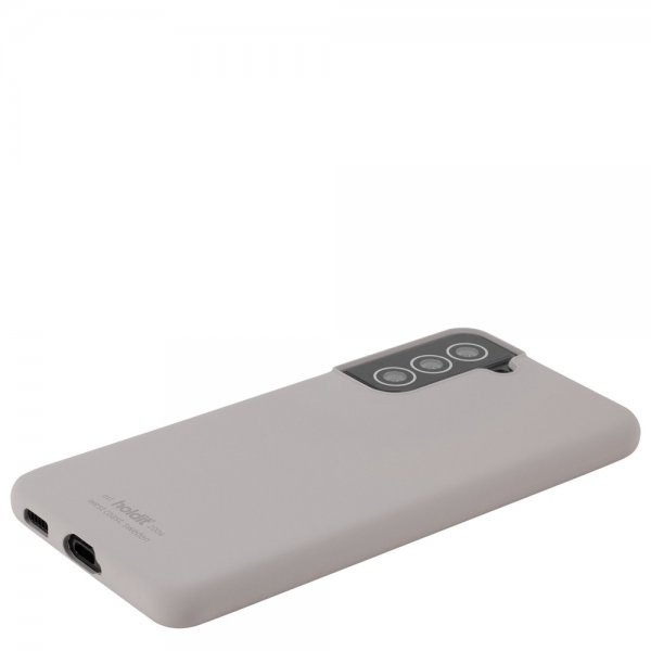 holdit Samsung Galaxy S22 Skal Silikon Taupe