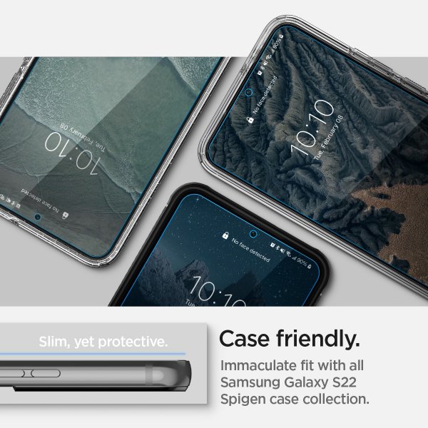 Spigen Samsung Galaxy S22 Skärmskydd Neo Flex 2-Pack