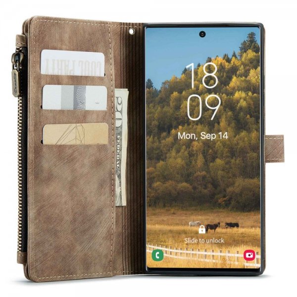 CaseMe Samsung Galaxy S22 Ultra Fodral C30 Series Brun