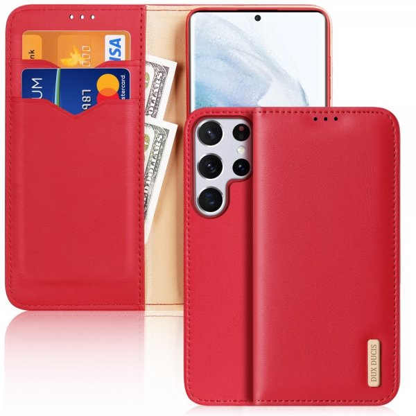 Dux Ducis Samsung Galaxy S22 Ultra Fodral Hivo Series Röd