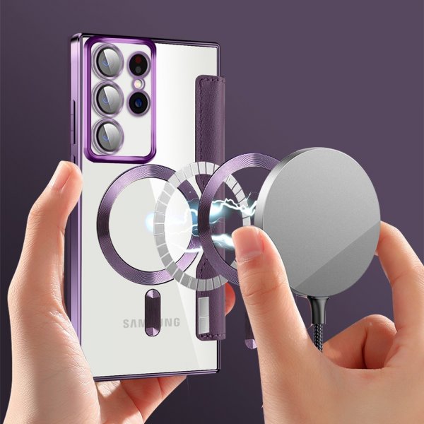 Samsung Galaxy S22 Ultra Fodral MagSafe Lila