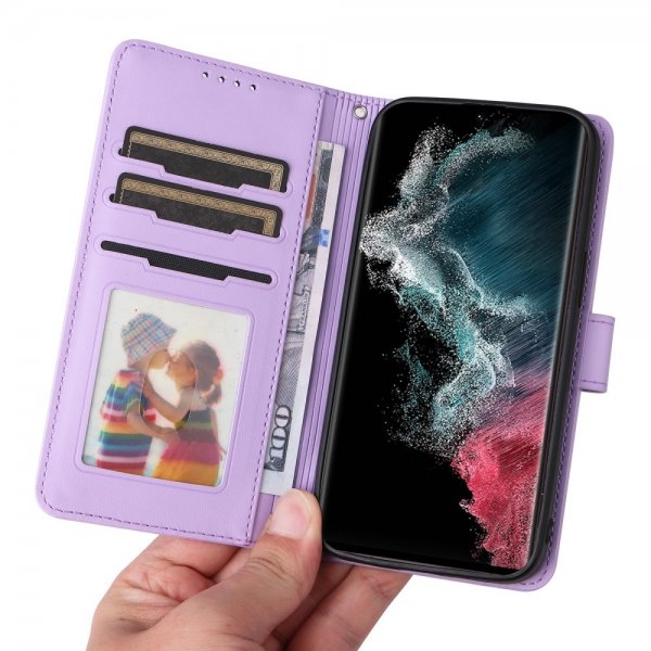 Betopnice Samsung Galaxy S22 Ultra Fodral med Löstagbart Skal 005 Lila