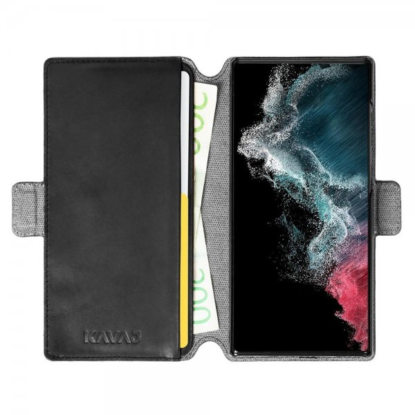 KAVAJ Samsung Galaxy S22 Ultra Fodral Phoenix Svart