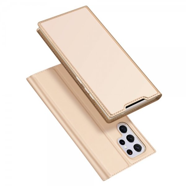 Dux Ducis Samsung Galaxy S22 Ultra Fodral Skin Pro Series Guld