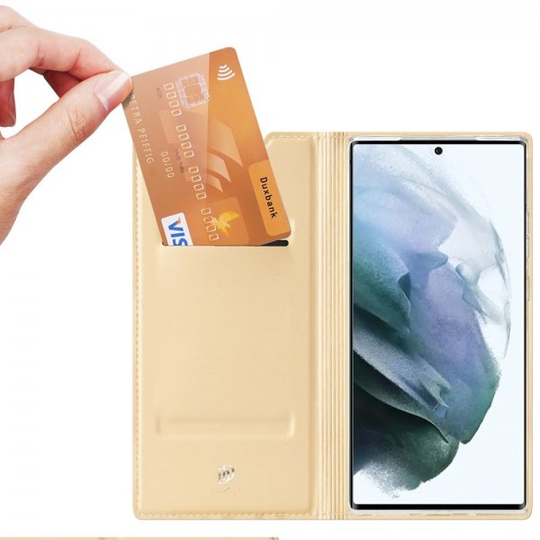 Dux Ducis Samsung Galaxy S22 Ultra Fodral Skin Pro Series Guld