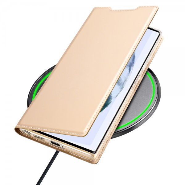 Dux Ducis Samsung Galaxy S22 Ultra Fodral Skin Pro Series Guld