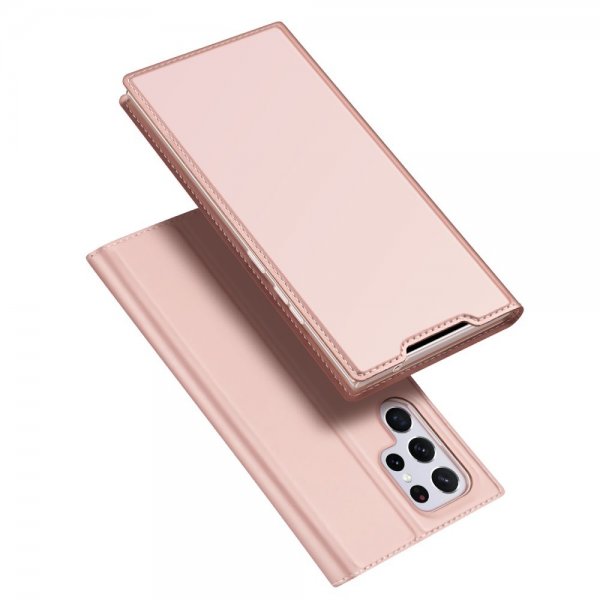 Dux Ducis Samsung Galaxy S22 Ultra Fodral Skin Pro Series Rosa