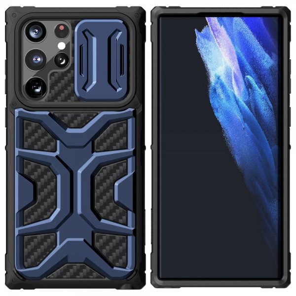 Nillkin Samsung Galaxy S22 Ultra Skal Adventurer Case Blå