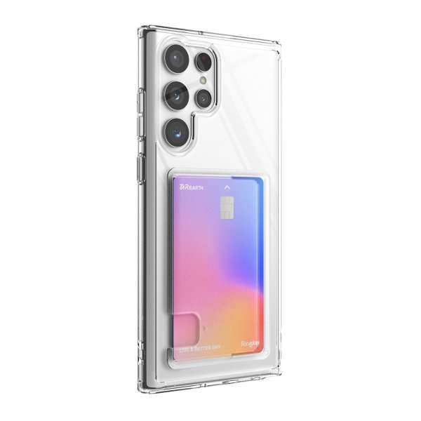 Ringke Samsung Galaxy S22 Ultra Skal Fusion Card Clear