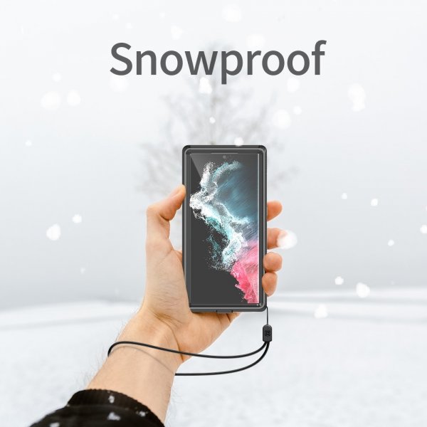 Redpepper Samsung Galaxy S22 Ultra Skal Vattentåligt IP68 Svart