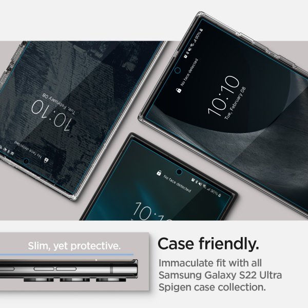 Spigen Samsung Galaxy S22 Ultra Skärmskydd Neo Flex 2-pack