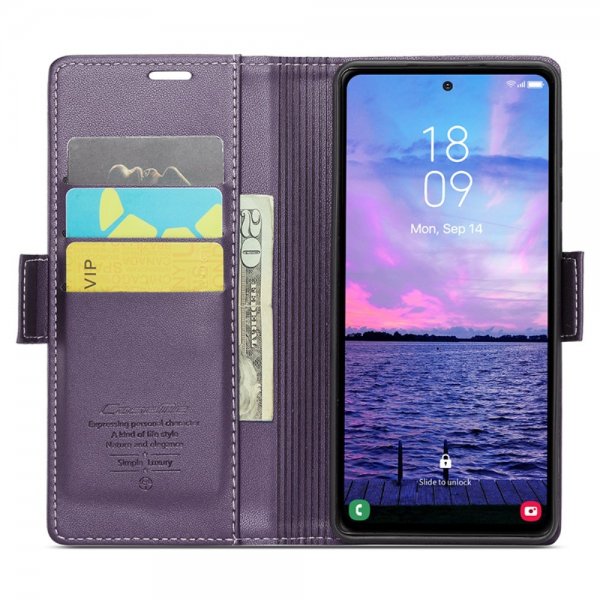CaseMe Samsung Galaxy S23 FE Fodral 023 Series Lila