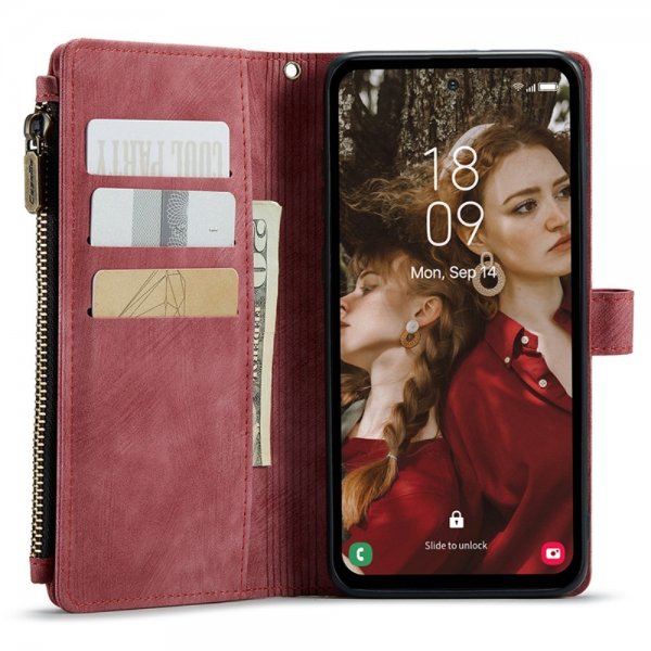 CaseMe Samsung Galaxy S23 FE Fodral C30 Series Röd