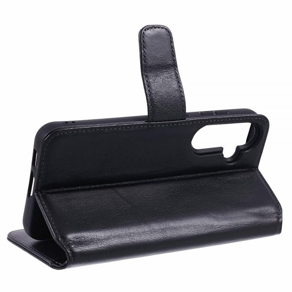 Nordic Covers Samsung Galaxy S23 FE Fodral Essential Leather Raven Black