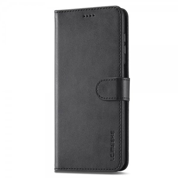 Lc.Imeeke Samsung Galaxy S23 FE Fodral med Kortfack Stativfunktion Svart