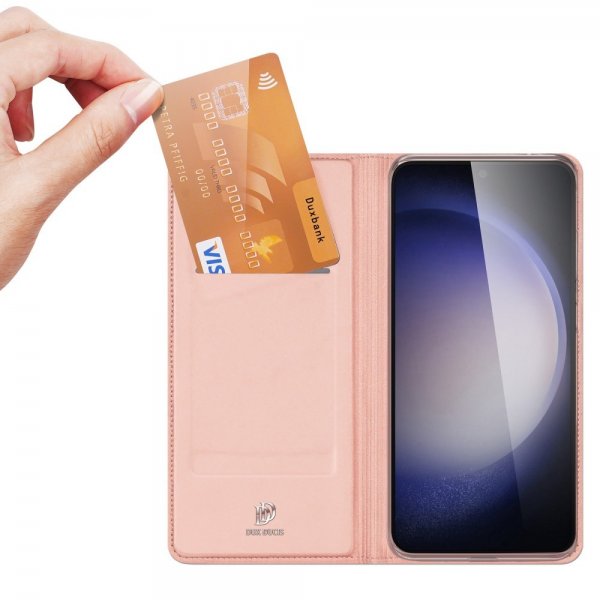 Dux Ducis Samsung Galaxy S23 FE Fodral Skin Pro Series Rosa