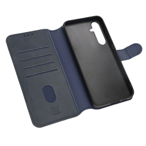 Rvelon Samsung Galaxy S23 FE Fodral Magnetiskt Avtagbart Skal Blå