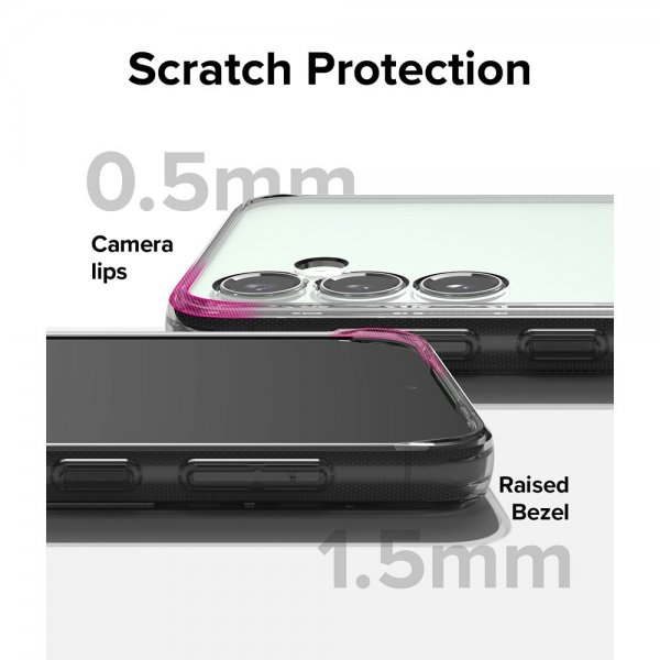 Ringke Samsung Galaxy S23 FE Skal Fusion Smoke Black