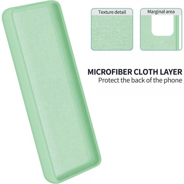 Samsung Galaxy S23 FE Skal med Strap Silikon Grön