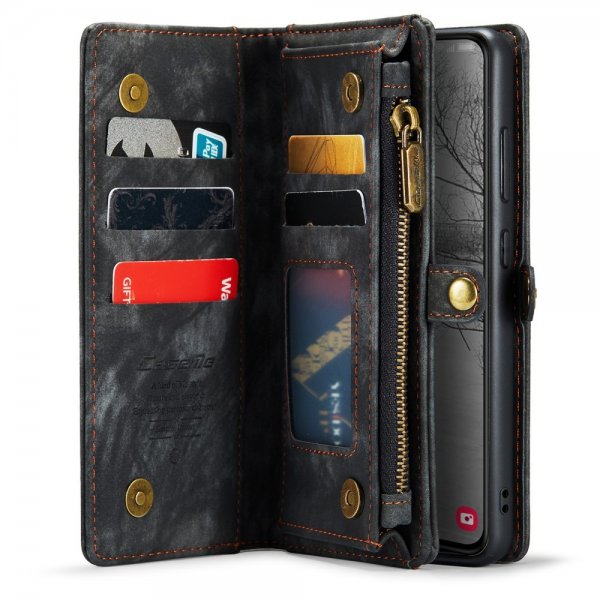 CaseMe Samsung Galaxy S23 Fodral 008 Series Löstagbart Skal Svart