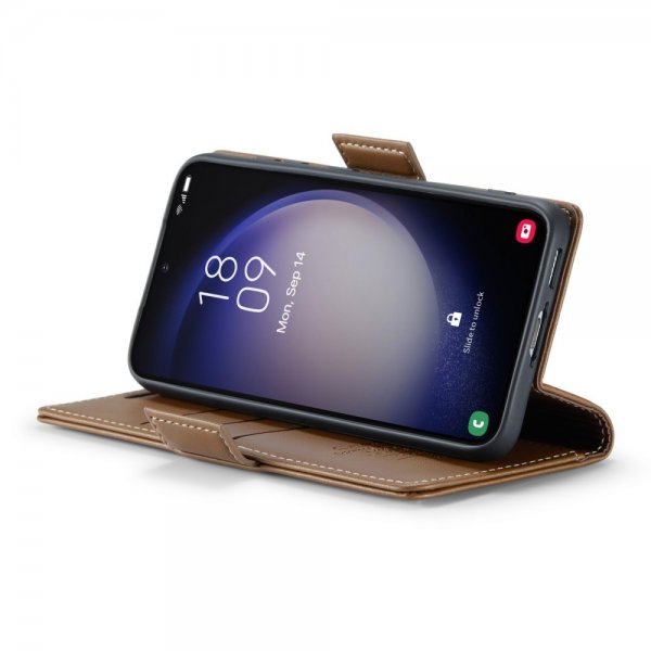 CaseMe Samsung Galaxy S23 Fodral 023 Series Brun