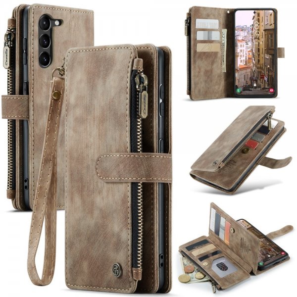 CaseMe Samsung Galaxy S23 Fodral C30 Series Brun