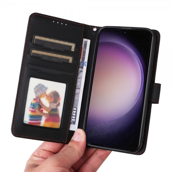 Betopnice Samsung Galaxy S23 Fodral med Löstagbart Skal 005 Svart