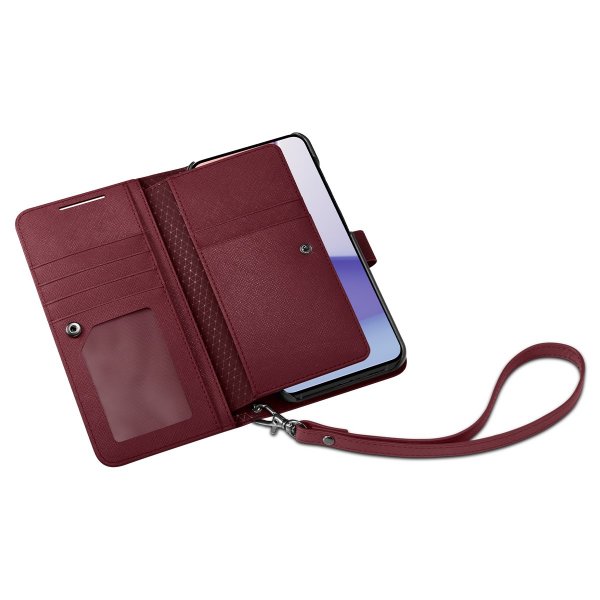 Spigen Samsung Galaxy S23 Fodral Wallet S Plus Burgundy