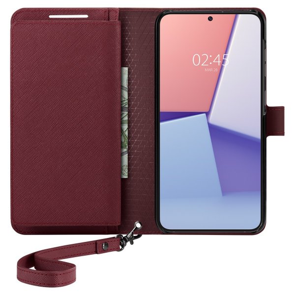 Spigen Samsung Galaxy S23 Fodral Wallet S Plus Burgundy