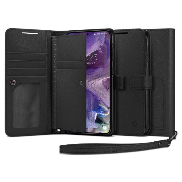 Spigen Samsung Galaxy S23 Fodral Wallet S Plus Svart