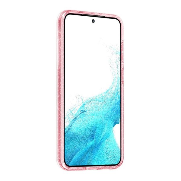 Samsung Galaxy S23 Skal Glitter MagSafe Rosa
