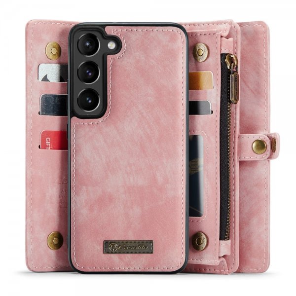 CaseMe Samsung Galaxy S23 Plus Fodral 008 Series Löstagbart Skal Rosa