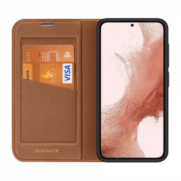 Dux Ducis Samsung Galaxy S23 Plus Fodral Skin X2 Series Brun