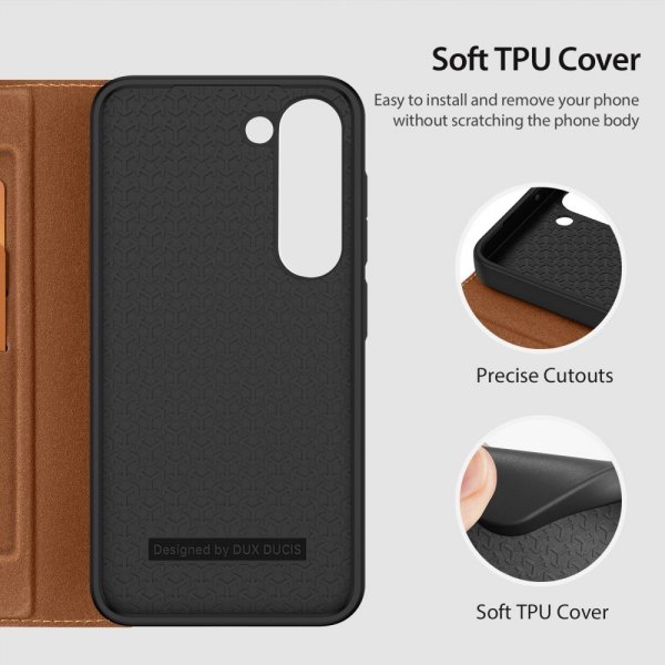 Dux Ducis Samsung Galaxy S23 Plus Fodral Skin X2 Series Brun