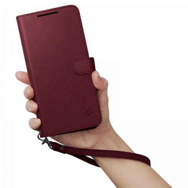 Spigen Samsung Galaxy S23 Plus Fodral Wallet S Plus Burgundy