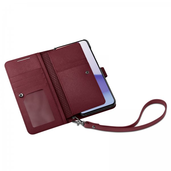 Spigen Samsung Galaxy S23 Plus Fodral Wallet S Plus Burgundy