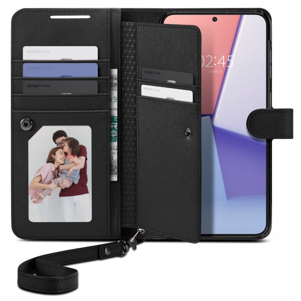 Spigen Samsung Galaxy S23 Plus Fodral Wallet S Plus Svart