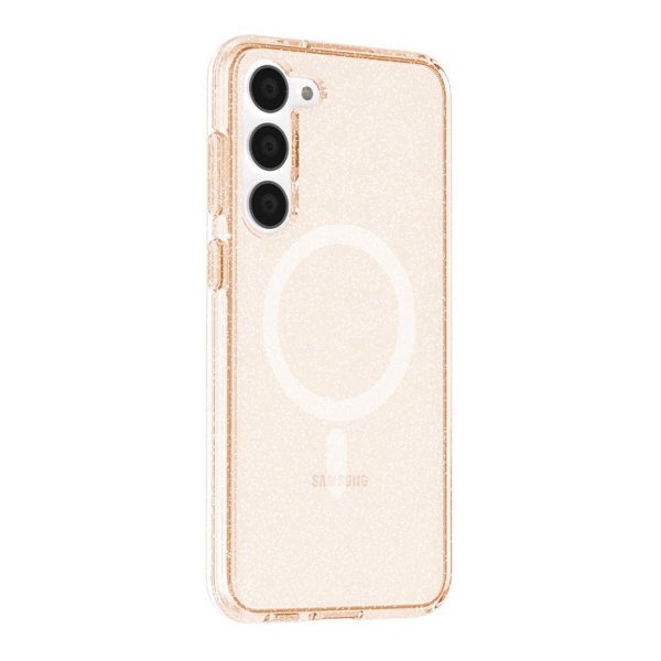 Samsung Galaxy S23 Plus Skal Glitter MagSafe Guld