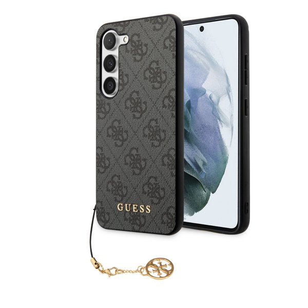 Guess Samsung Galaxy S23 Plus Skal 4G Charms Grå