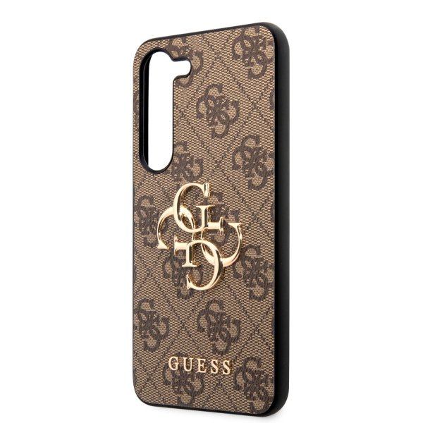 Guess Samsung Galaxy S23 Plus Skal 4G Logo Brun