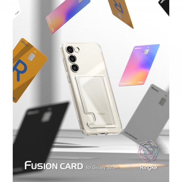 Ringke Samsung Galaxy S23 Plus Skal Fusion Card Clear