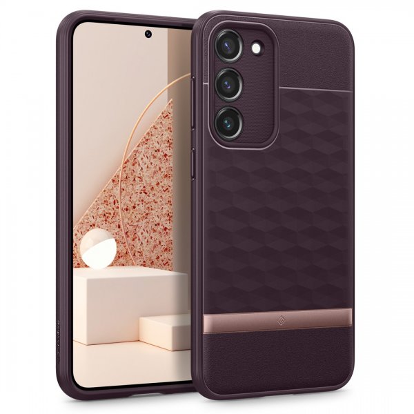 Caseology Samsung Galaxy S23 Plus Skal Parallax Burgundy